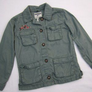 OshKosh B'Gosh Jacket Military Green with Embroidery